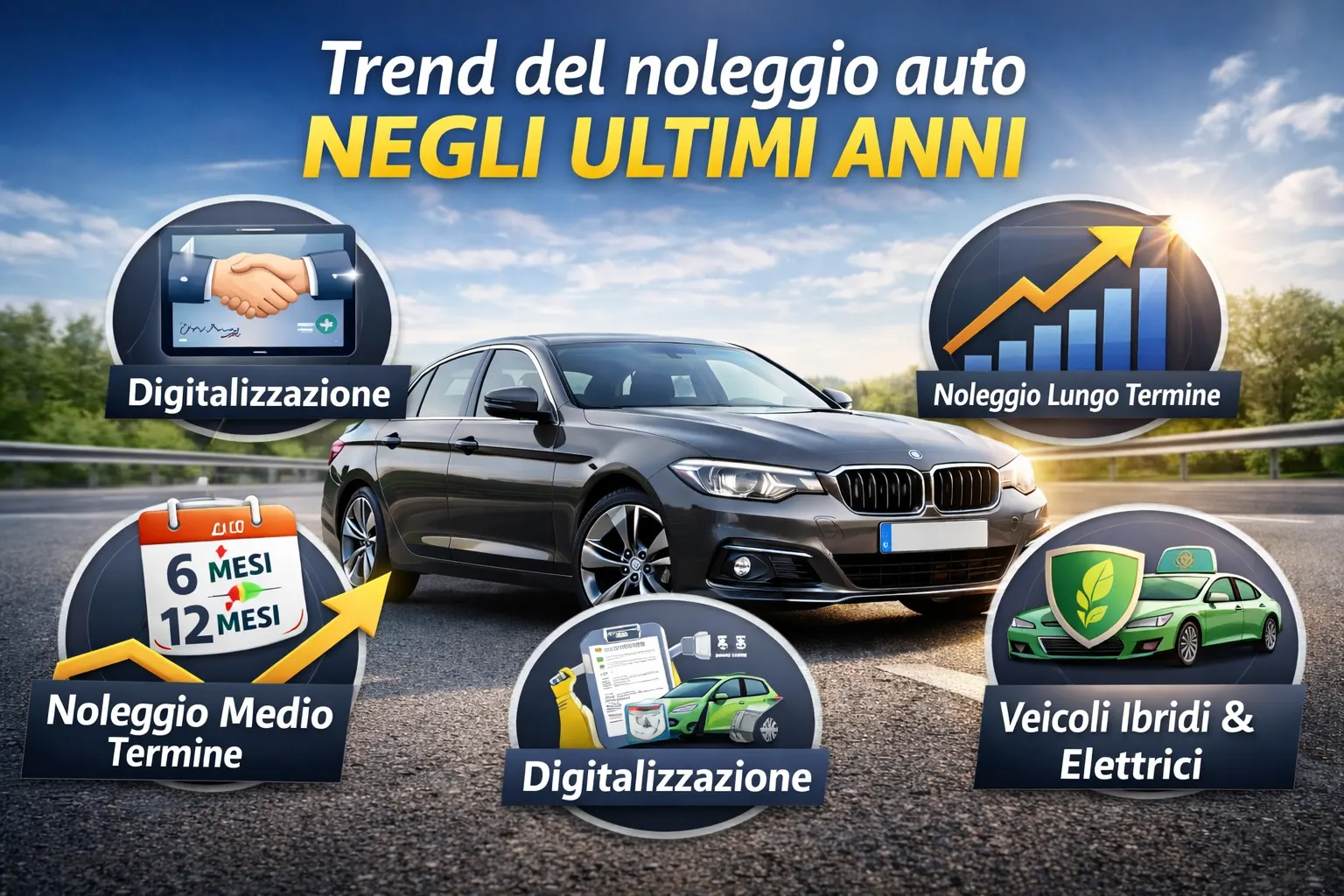 Trend del noleggio auto negli ultimi anni: come sta cambiando la mobilità
