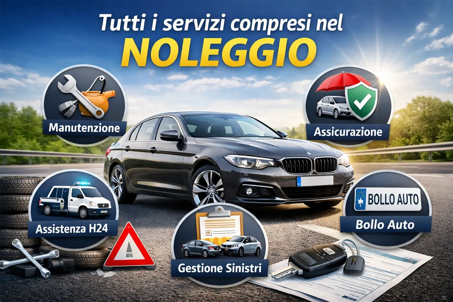 Servizi compresi nel noleggio: cosa include davvero il canone